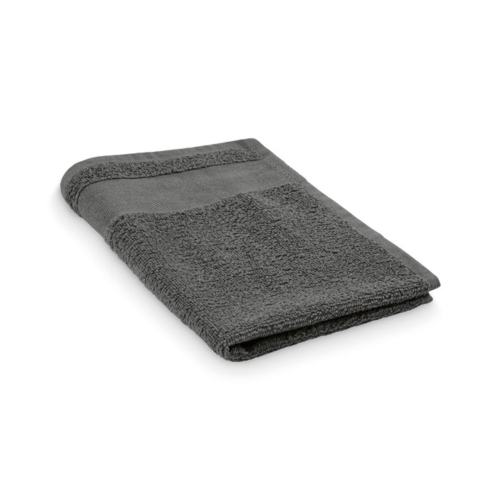 Serviette invités coton 380 g/m² 30 × 50 cm Island 30 gris pierre